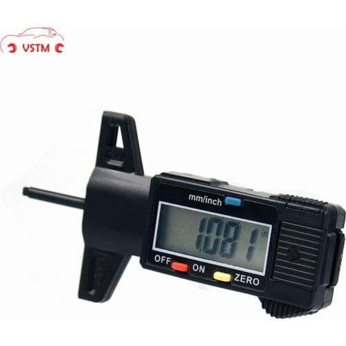 Digital Depth Gauge Caliper Tread Depth Gauge LCD Tyre Tread Gauge For Car Tire