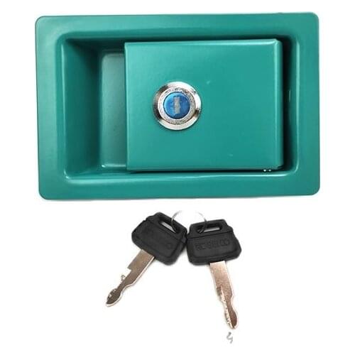 For Kobelco SK75/200/210/230/250/260/350-8 super 8 hydraulic pump side cover water tank side door lock