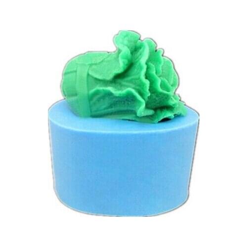 Sell hot DIY Cabbage vegetables modelling silicon soap mold Cake decoration mold Handmade soap mold