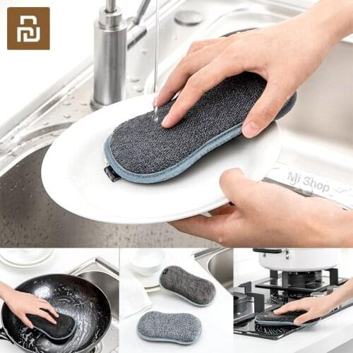 JORDAN&JUDY Double-Sided Dishwashing Brush Decontamination Water absorption and oil absorption Easy to clean Просо Youpin