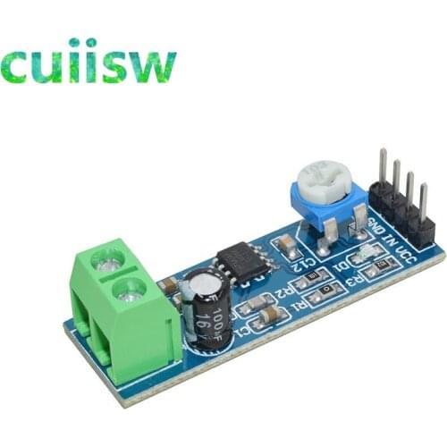 1PCS LM386 Audio Amplifier Module 200 Times 5V-12V Input 10K Adjustable Resistance