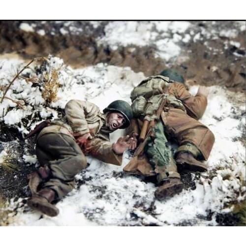 1/35 Resin Figure Model Kit Unassambled Unpainted 962(2 FIGURES)