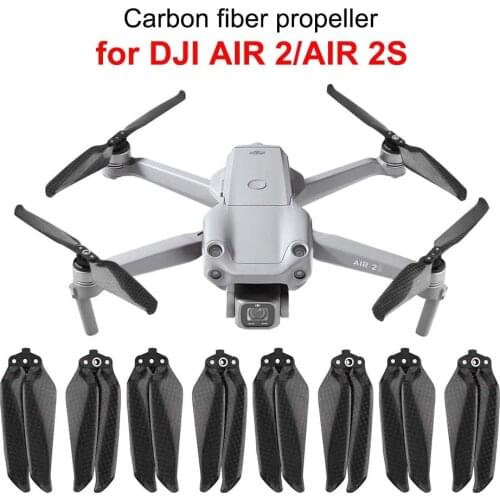 7238F Carbon Fiber Propellers for DJI Mavic Air 2/AIR 2S Props Blade Replacement Durable Props Fixed Set Accessories