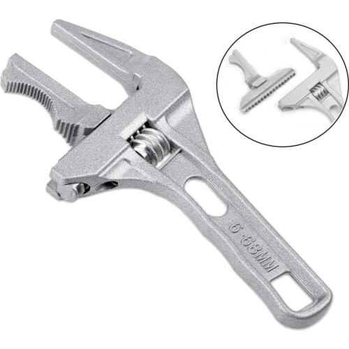 Z&Y Adjustable Wrench Short Handle Universal Spanner Key Repair Tools Large Opening Bathroom Pipe Nut Wrench Hand Tool Set Type