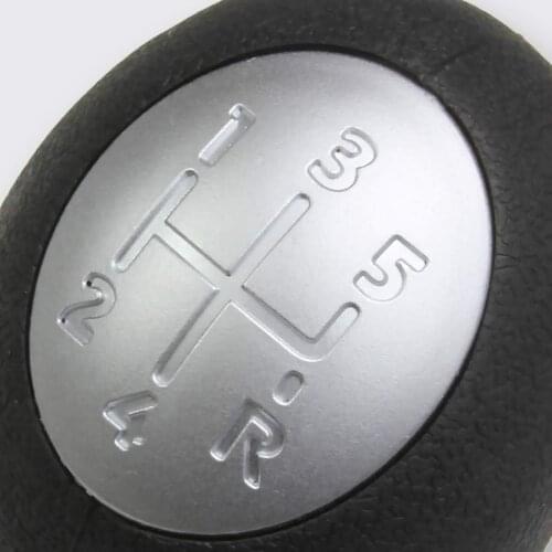 Gear Knob For Clio 2 Symbol Chrome Solid Stainless Wear-Resistant High Quality Leather Material