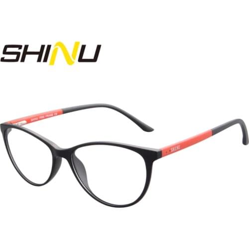 SHINU Women's Glasses Cat Eye For Vision
