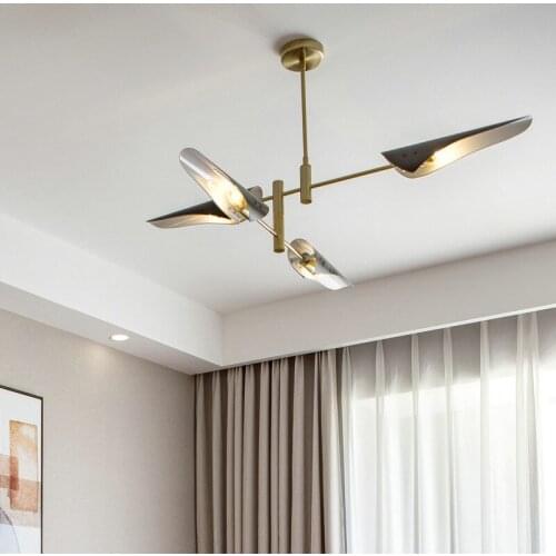 Modern led stone led glass ball hanging lamp lustre pendente chandelier modern chandelier modern led chandelier bedroom