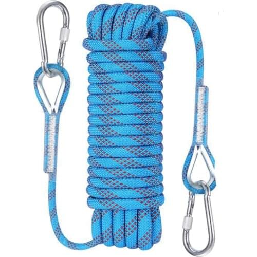 New-10M Rock Climbing Rope,10mm Diameter Climbing Rope,Escape Rope,Tree Climbing Rope,Rescue Parachute Rope,for Climbing,Etc