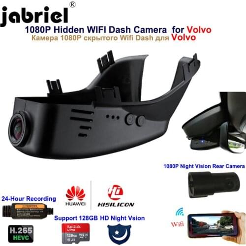 HD 1080P 2K Night Vision 24H Video Recorder Dual Lens Dash Cam Car Camera DVR for Volvo s60 xc90 s80 v50 v40 s40 s90 xc60 v60