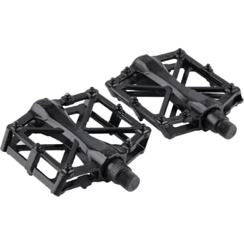 WAKE 1Pair Ultralight Aluminum Alloy Bicycle Pedals Mountain Bike Pedal MTB Road Cycling Riding Alloy Wellgo Pedal Treadle Black