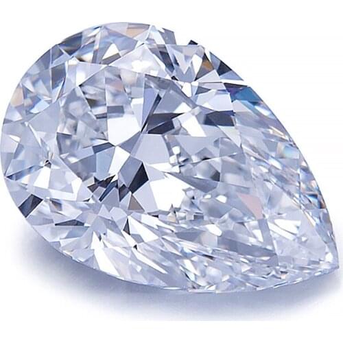 YOUCHENG 0.5ct 1ct 1.5ct Pear Lab Diamond IGI Certified Fancy Cut HPHT CVD Pear Shape Lab Grown Diamond
