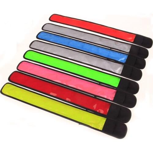 100pcs/lot LED Hand Wrist Strap Sport LED Safety Reflective Light Shine Flash Glowing Luminous Armband Wristband