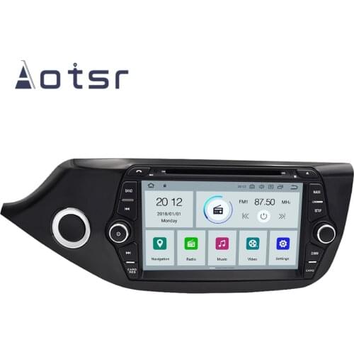 8" Android 9.1 IPS GPS Navigation Car DVD Player For KIA CEED 2013 2014 2015 2016 Tape Recorder Head Unit Multimedia Player