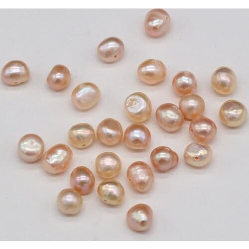 Natural Freshwater Pearl Beads Irregular Pink Pearls Loose Beads for Jewelry Making DIY Necklace Bracelet Earring Accessory 20PC