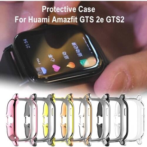 All-Inclusive Smart Watch Protective Case with Screen for Huami Amazfit Gts 2E Gts2 TPU Watch Protector Cover