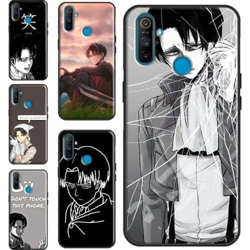 Levi Ackerman Anime Case For OPPO Realme GT Neo Q3 6 7 8 Pro C3 C11 C15 C21 OnePlus 9 Pro 8 Pro 9R 7T 8T Cover