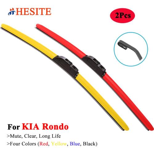 HESITE Colorful Windshield Wiper Blade For KIA Rondo EX LX Wagon SUV 2007 2008 2009 2010 2011 2015 2016 2017 2018 2019 In Canada