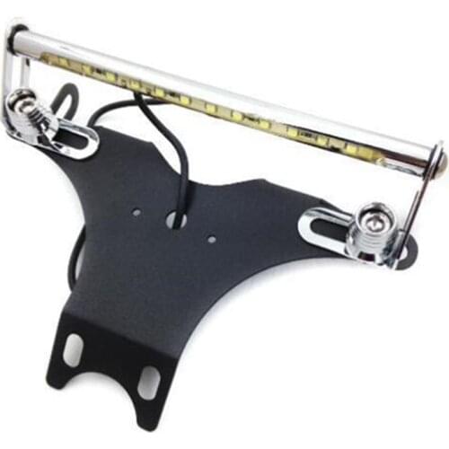 Fender Eliminator Tidy Tail LED Light License Plate Holder Motorcycle For 2006-2009 Yamaha YZF R6