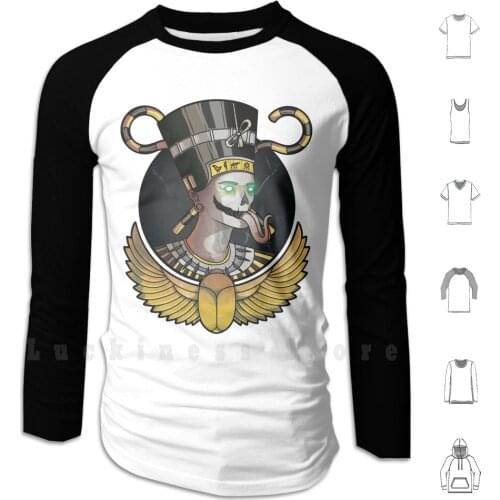 Nefertiti Hoodie Long Sleeve Nefertiti Egypt Egyptian Culturesnakes Merchandising Merchan Japan Artist Samuray Anime