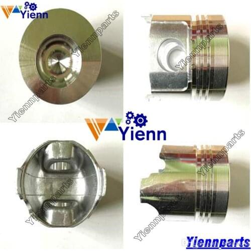 3TN84L 3TN84 3TN84L-RBS 3TN84L-RB1 Piston With Pin Clips For Yanmar B27 B37 B32 Excavator Diesel Engine Parts
