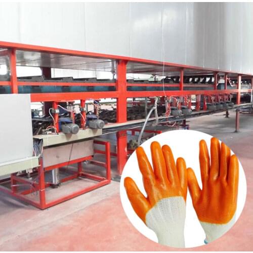 Latex Nitrile Glove Dipping Machine Semi Automatic Nitrile Half Dipping Hand Gloves Machine Coated Glove Dipping Line Production