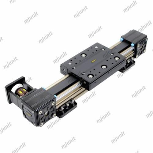 Mjunit x axis back and forth movement for paint spraying manipulator, belt sliding linear guide rail actuator