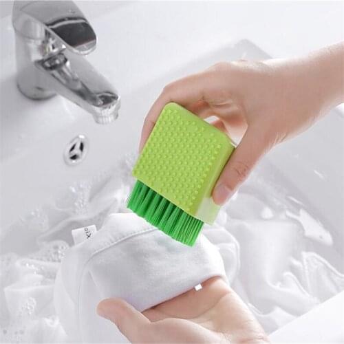 Multi-function Silicone Laundry Brush Home Soft Hair Cleaning Shoes Brush Underwear Brushes Cleaning Laundry Underwear Brushes