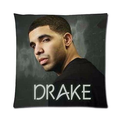Customized Hot Selling Famous Drake Zippered Pillowcase Luxury Printing Fashion Durable Square Size