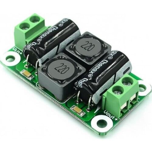 0-50V 4A DC Power Supply Filter Board Class D Power Amplifier Interference Suppression Module Car EMI Suppression Control Panel