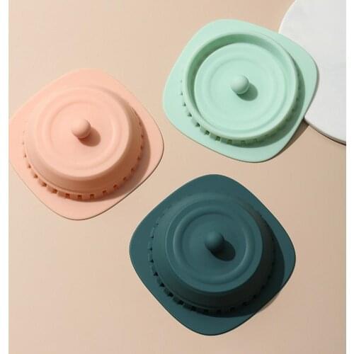 Durable Silicone Floor Drain Cover Sealed Plug Toilet Anti-odor Anti-insect Stopper Bathroom Toilet Supplies Products