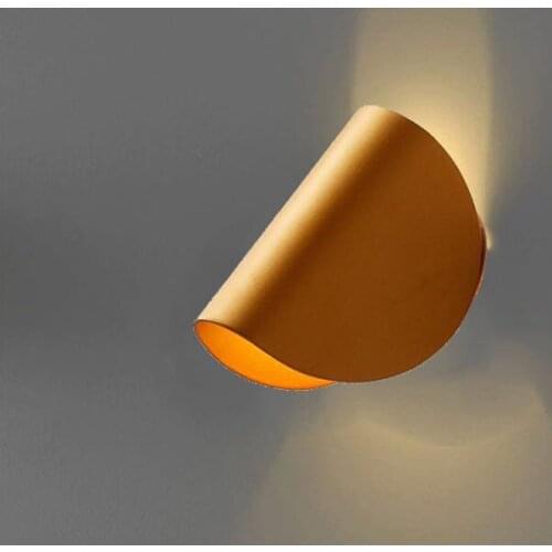 Nordic modern wall lamp living room bedroom bedside wall lamp aisle study staircase rotatable wall light background wall lamp
