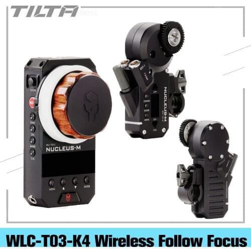 Tilta WLC-T03-K4 Follow Focus Nucleus-M Motor Zoom Controller Wireless Lens Control System for Gimbal RONIN S ZHIYUN Add Battery