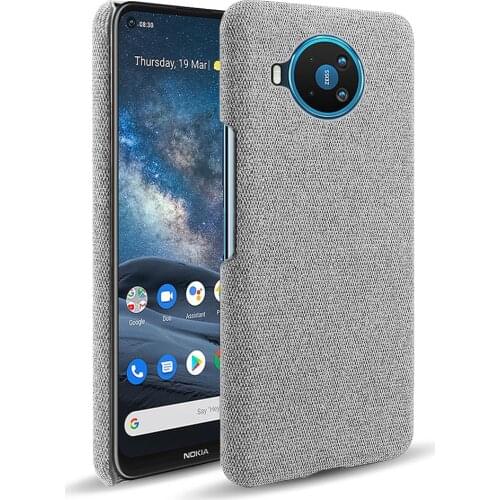 Cloth Cases For Nokia 8.3 5G Case Slim Retro Cloth Hard Cover For Nokia 8.3 5G Nokia8.3 TA-1243 TA-1251 Coque Funda Capa
