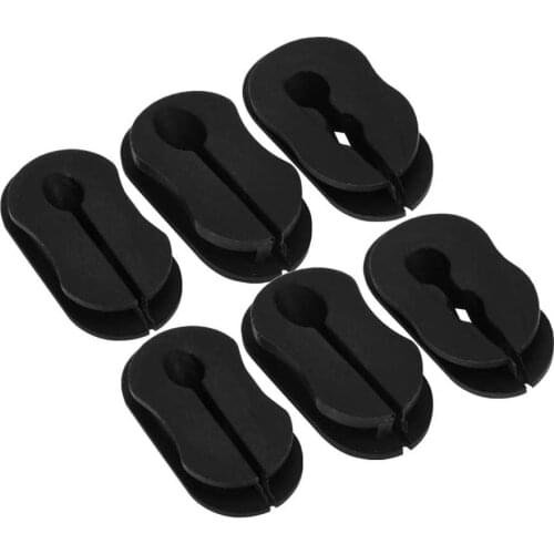 6pcs Scooter Handlebar Bar End Plug Grip Dustproof Waterproof Silicone Bar Ends Cap Plug for XIAOMI Ninebot G30 Electric Scooter