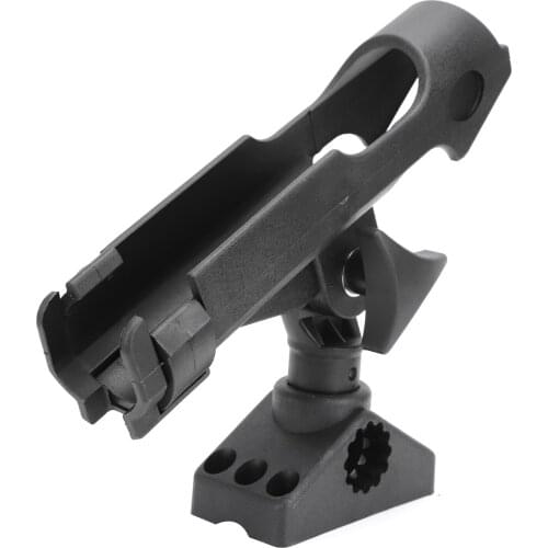 1PCS Fishing Support Rod Holder Bracket Kayaking Yacht Fishing Tackle Tool 360 Degrees Rotatable Rod Holder With Screws For Boat