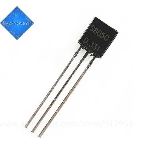 100pcs/lot Transistor S8050 S8050D 8050 D331 NPN TO92 Package IVAN new In Stock