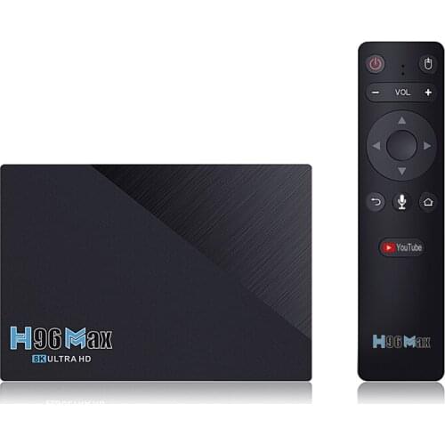 2021 Poweful Set Top Box H96 MAX RK3566 Quad Core 64bit Dual Bnad Wifi 1000M 64GB Rom 8GB Ram Android 11 Tv Box