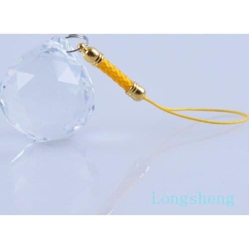 30mm Glass Faceted Crystal Ball for Chandelier Hanging Pendant Lighting Ball Window Suncatchers Hanging Christmas Ornament decor