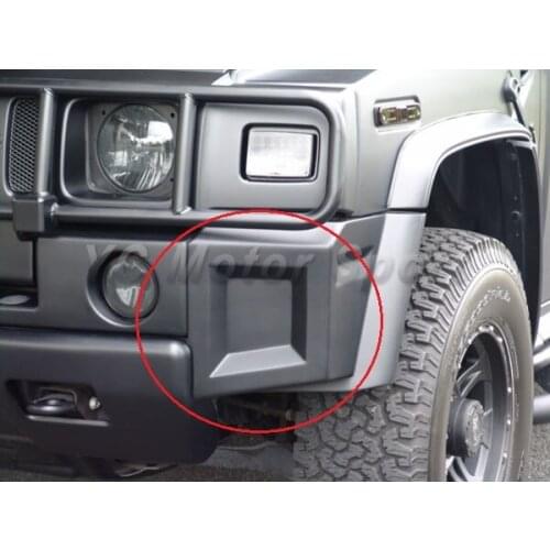 Car Accessories FRP Fiber Glass B Style Front Corner Spoiler 2pcs Fit For 2003-2009 Hummer H2 Front Corner Spoiler Car-styling