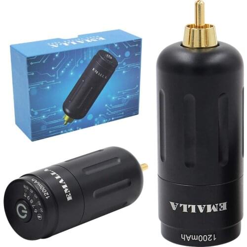 Mini Tattoo Wireless Power Supply RCA Connection Tattoo Machine Power Supply for Tattoo Pen Machine Permanent Makeup