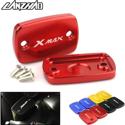 CNC Aluminum Motorcycle Front Brake Master Cylinder Tank Cup Oil Cup Cover Modified Accessories for Yamaha XMAX 250 300 400