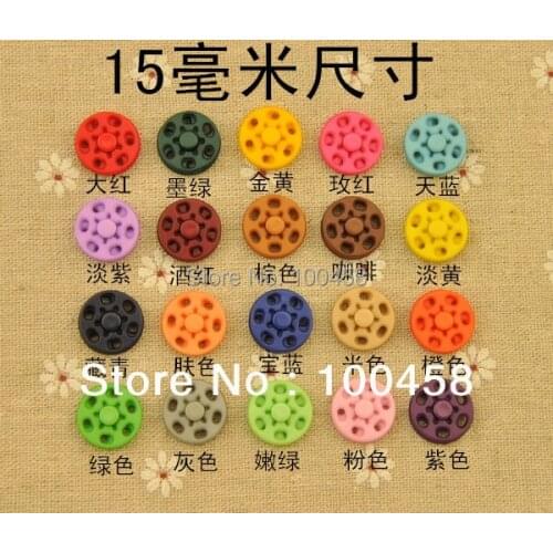 Colorful Plastic snap press snap button for Garemnt sewing button for clothes 10mm 13mm 15mm 18mm 21mm Free shipping