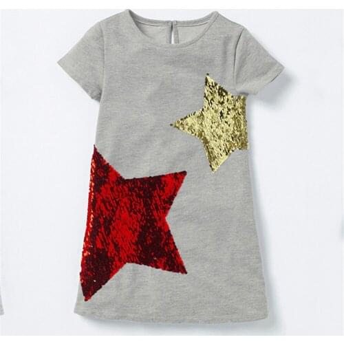 Childrens Clothing 2019 Summer Girls Dresses Girl Clothing Princess Change Sequin Dress Children Costume Cotton Kids Clothes