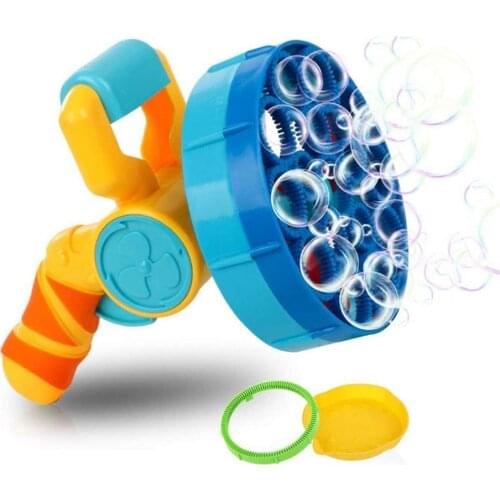 Kids Automatic Bubble Gun Toys Summer Soap Water Bubble Big/small 2 Styles Machine 2-in-1 Electric Bubble Toy For Kids Gift Toy