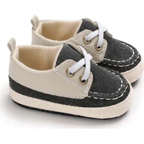 Baby Boys Breathable Anti-Slip Shoes Sneakers Soft Soled Walking Shoes 0-18M