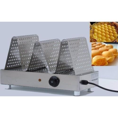 Good performance one year warranty egg bubble waffle display warmer for snack food shp used in lower prices