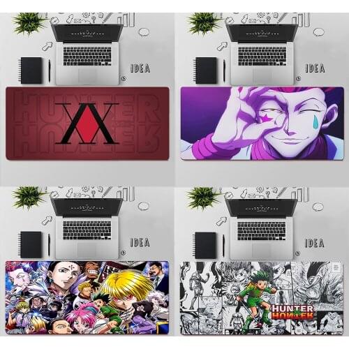 Gaming Mouse Pad Large Mouse Pad PC Gamer Computer Mouse Mat Anime Hunter x Hunter Big Mousepad Keyboard Desk Mat XXL Mause Pad