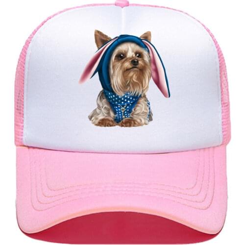 Le Yorkshire Terrier Yorkipoo Terrier écossais dog Baseball Cap Casual Men Women Parent-child Hats Mesh Visor Outdoor Sun Hat