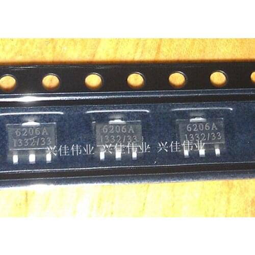 Original New 5pcs / ME6206A33PG XC6206P332PR 6206A-3.3V SOT-89