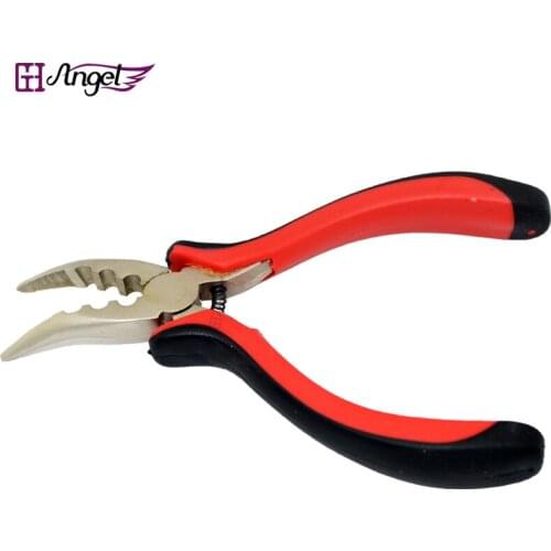 Angels Bend Tip 3 Holes Pliers for Hair Extensions Micro Loop Hair Extension Tools Curly Pliers Fusion Hair Extension Remover